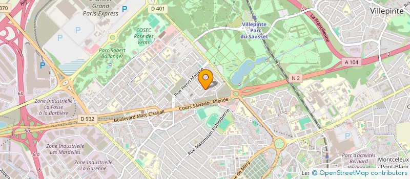 localisation de l'entreprise 524 709 268 à AULNAY-SOUS-BOIS