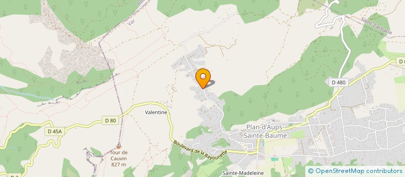 localisation de l'entreprise 524 711 066   PLAN-D'AUPS-SAINTE-BAUME