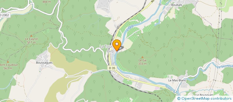 localisation de l'entreprise 524 719 416   LA TOUR-SUR-ORB