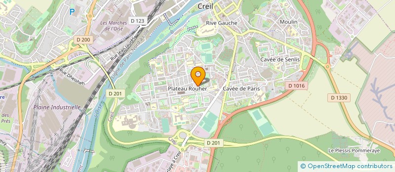 localisation de l'entreprise 524 725 405   CREIL