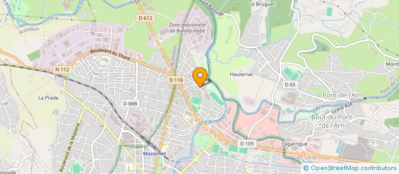 localisation de l'entreprise 524 746 344   MAZAMET