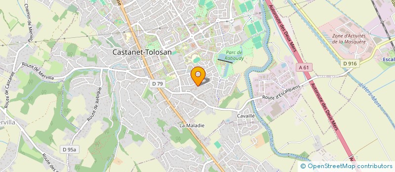 localisation de l'entreprise 524 768 181  à CASTANET-TOLOSAN
