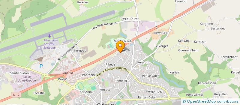 localisation de l'entreprise 524 783 495 à GUIPAVAS
