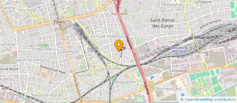 localisation de l'entreprise 524 796 091   TOURS