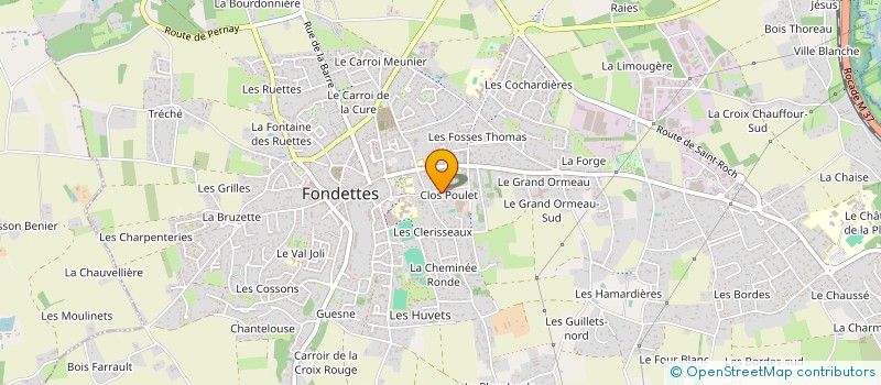 localisation de l'entreprise 524 796 521   FONDETTES