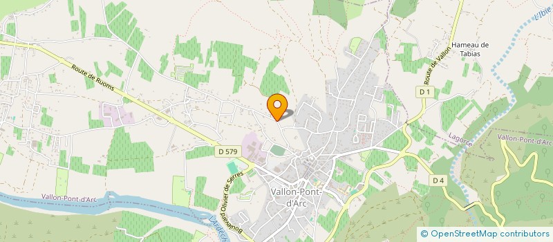 localisation de l'entreprise 524 818 689   VALLON-PONT-D'ARC