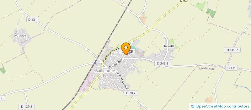 localisation de l'entreprise 524 850 666 à BAILLEAU-LE-PIN