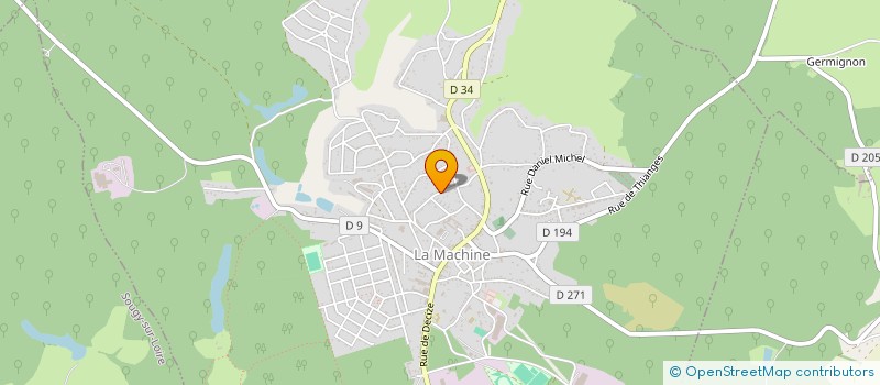 localisation de l'entreprise 524 858 610   LA MACHINE