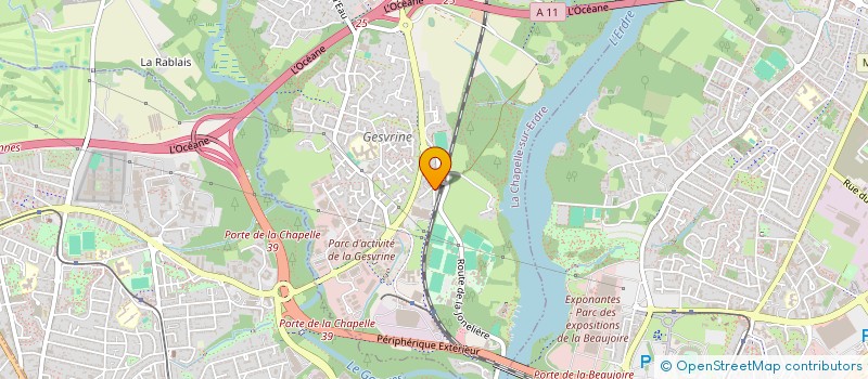 localisation de l'entreprise 524 860 459   LA CHAPELLE-SUR-ERDRE