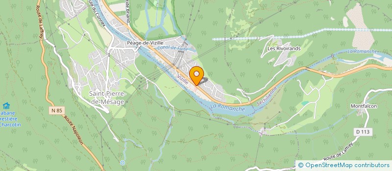 localisation de l'entreprise 524 868 569 à VIZILLE