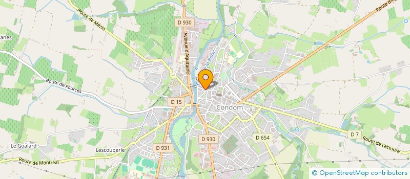 localisation de l'entreprise 524 877 156 à CONDOM