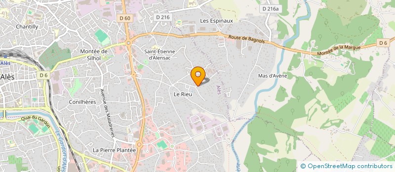 localisation de l'entreprise 524 886 785   ALES