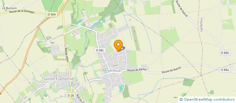 localisation de l'entreprise 524 892 627   MISERIEUX