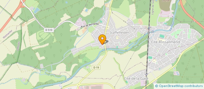 localisation de l'entreprise 524 914 371   SCHWEIGHOUSE-THANN