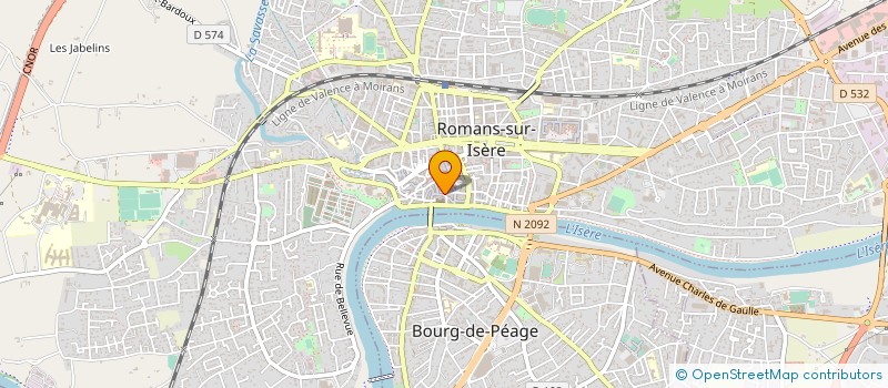 localisation de l'entreprise 524 925 542   ROMANS-SUR-ISERE