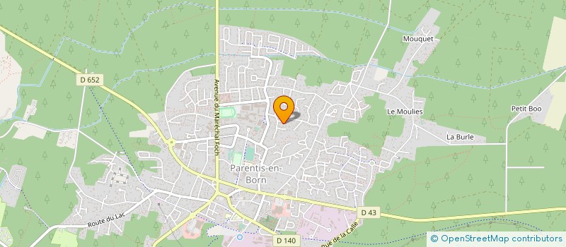 localisation de l'entreprise 524 933 066   PARENTIS-EN-BORN