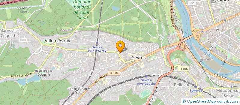 localisation de l'entreprise 524 952 694   SEVRES