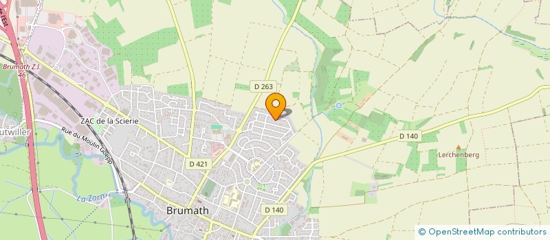 localisation de l'entreprise 524 955 572 à BRUMATH