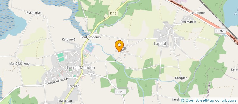 localisation de l'entreprise 524 956 893   ERDEVEN