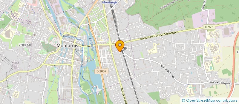 localisation de l'entreprise 524 959 327 à MONTARGIS