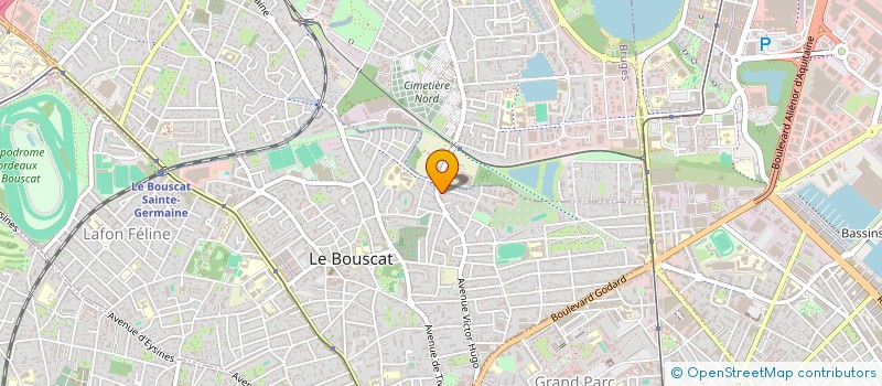 localisation de l'entreprise 524 981 685   LE BOUSCAT