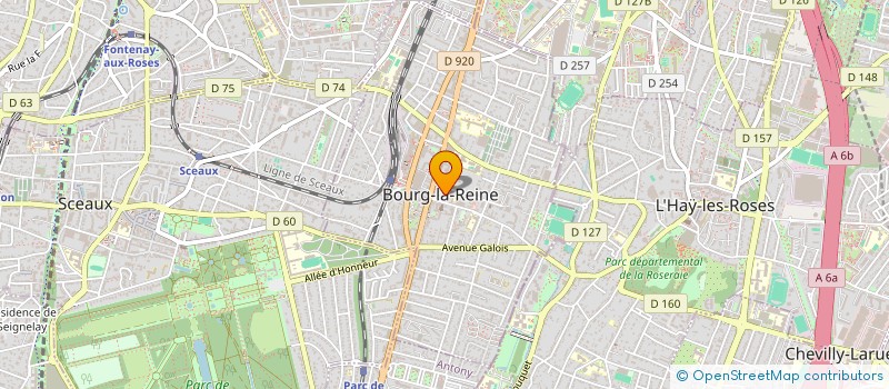 localisation de l'entreprise 525 014 411 à BOURG-LA-REINE