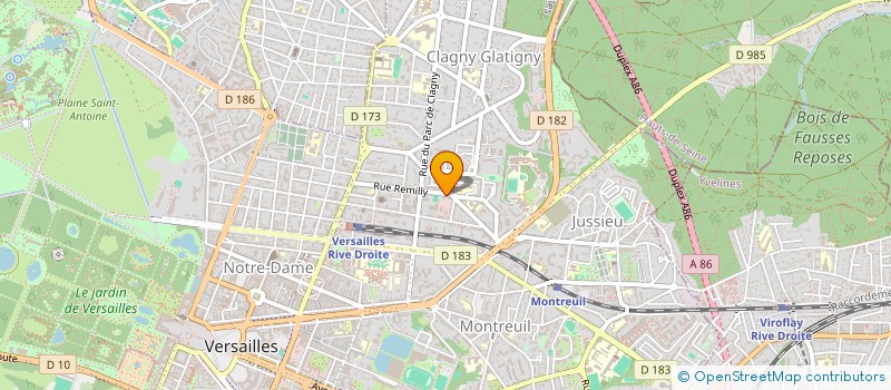 localisation de l'entreprise 525 017 513  à VERSAILLES