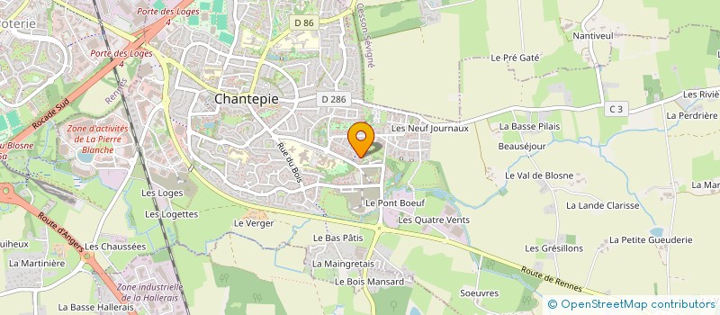 localisation de l'entreprise 525 034 930   MELESSE