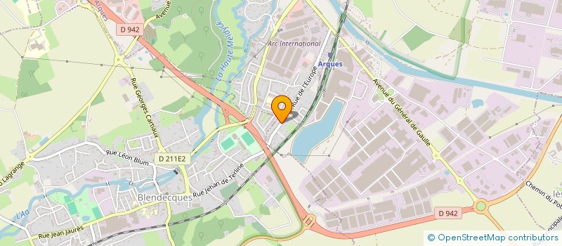localisation de l'entreprise 525 062 592 à ARQUES