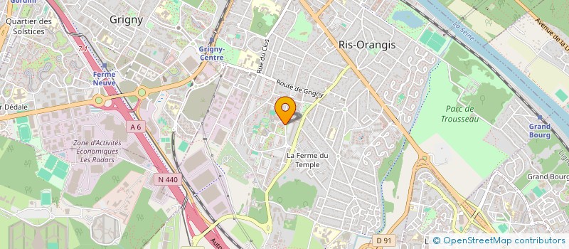 localisation de l'entreprise 525 070 033   RIS-ORANGIS