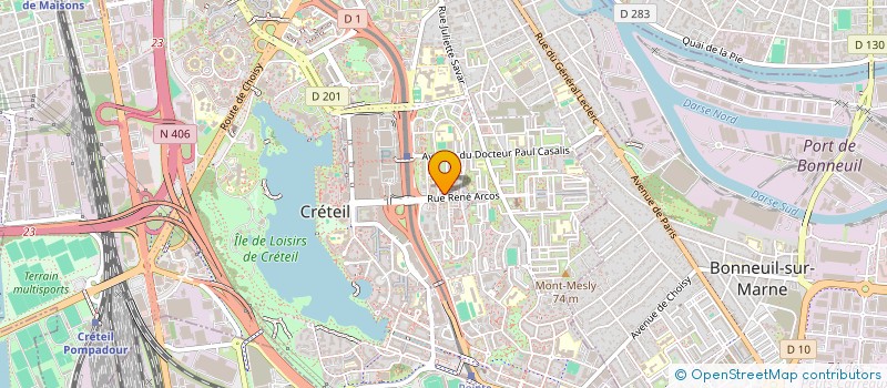 localisation de l'entreprise 525 086 500 à CRETEIL