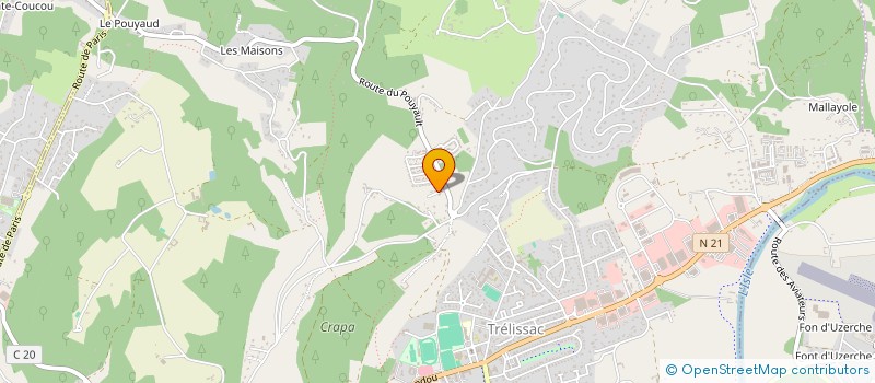 localisation de l'entreprise 525 090 718   BASSILLAC ET AUBEROCHE