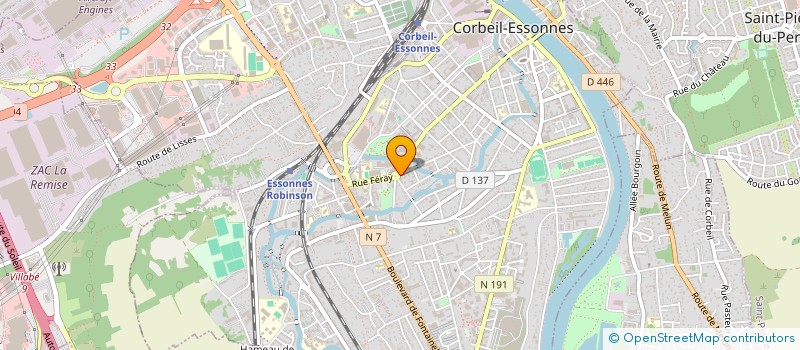 localisation de l'entreprise 525 097 911   EVRY-COURCOURONNES