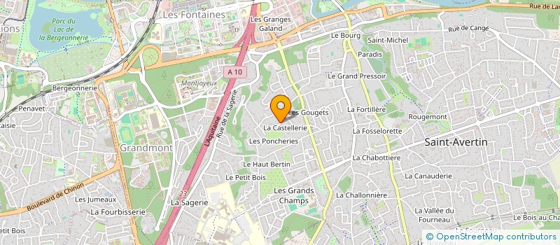 localisation de l'entreprise 525 101 689 à SAINT-AVERTIN