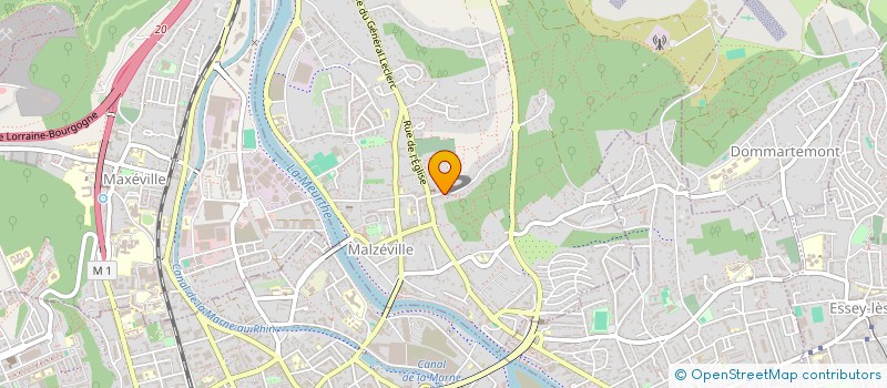 localisation de l'entreprise 525 125 902   FROUARD