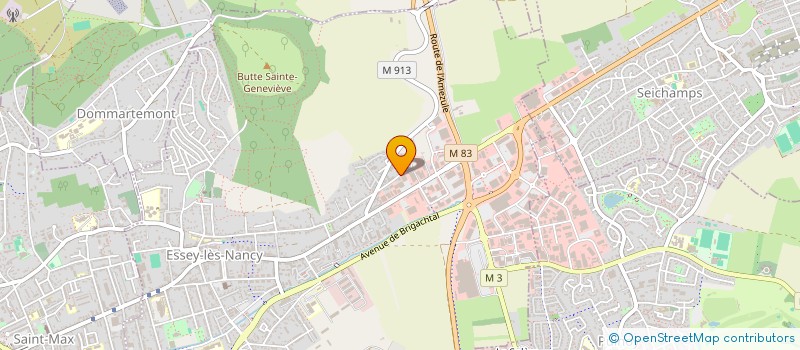 localisation de l'entreprise 525 148 607   NANCY