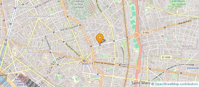localisation de l'entreprise 525 183 018   PARIS
