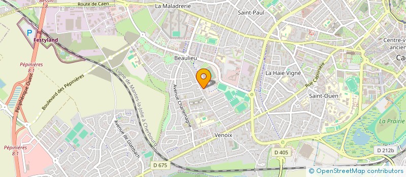 localisation de l'entreprise 525 204 152 à CAEN