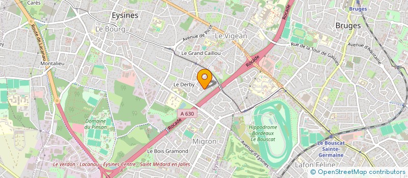 localisation de l'entreprise 525 230 389   EYSINES