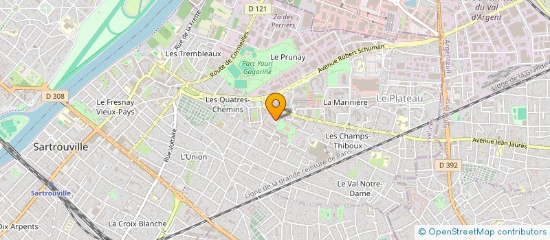 localisation de l'entreprise 525 236 360   SARTROUVILLE