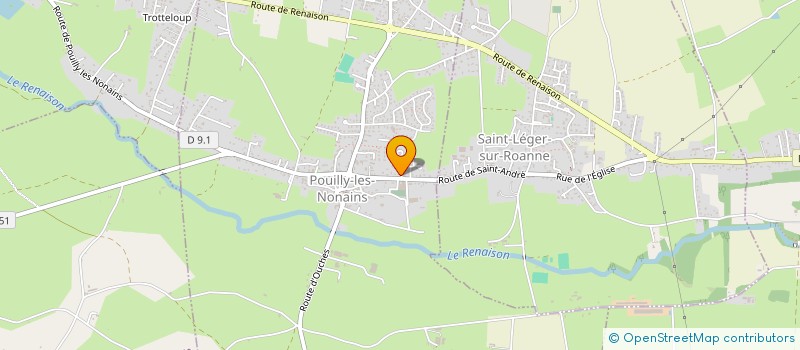 localisation de l'entreprise 525 278 164   POUILLY-LES-NONAINS