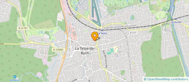 localisation de l'entreprise 525 289 146   LA TESTE DE BUCH