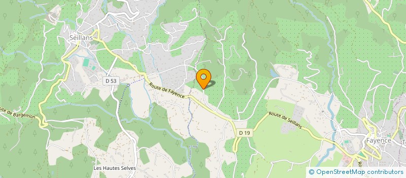 localisation de l'entreprise 525 293 429 à FAYENCE