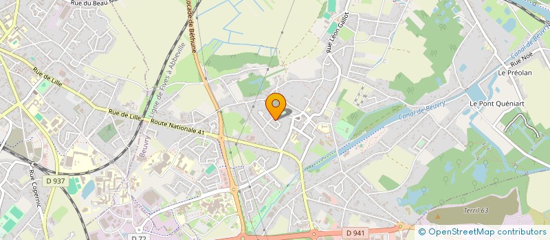 localisation de l'entreprise 525 338 406   BEUVRY