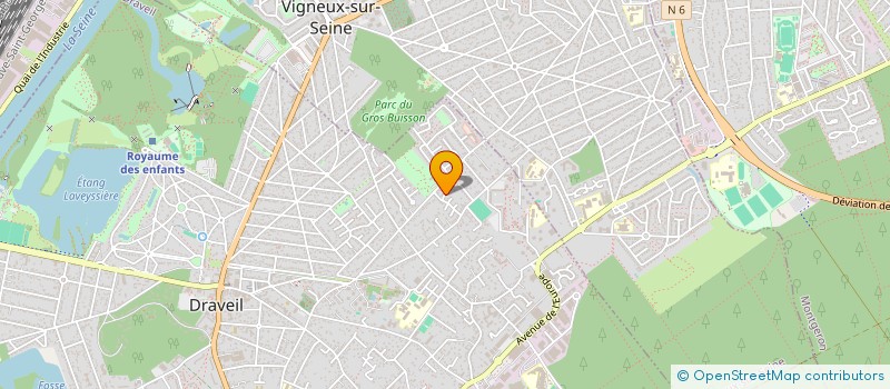 localisation de l'entreprise 525 341 798  à DRAVEIL