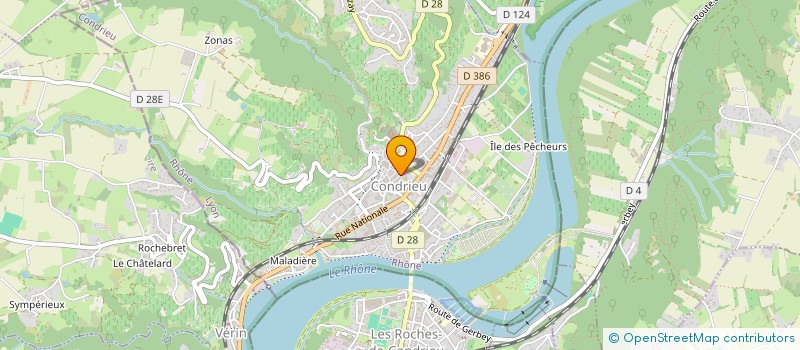 localisation de l'entreprise 525 343 299   CONDRIEU