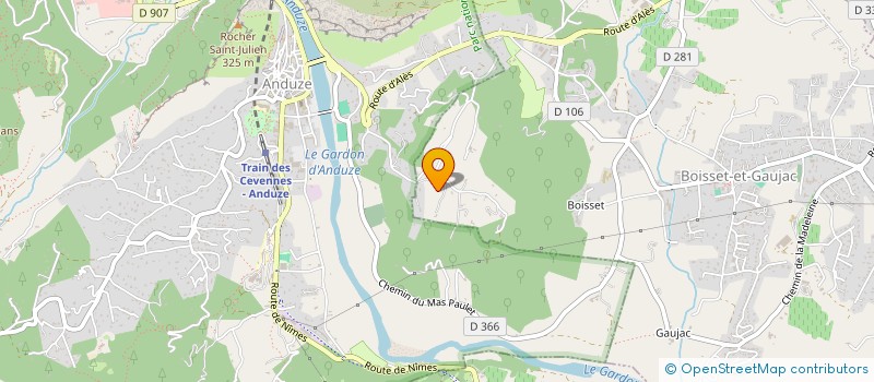 localisation de l'entreprise 525 361 523   BOISSET-ET-GAUJAC