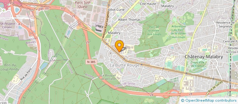 localisation de l'entreprise 525 365 235  à ANTONY