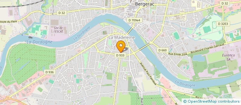 localisation de l'entreprise 525 369 831  à BERGERAC