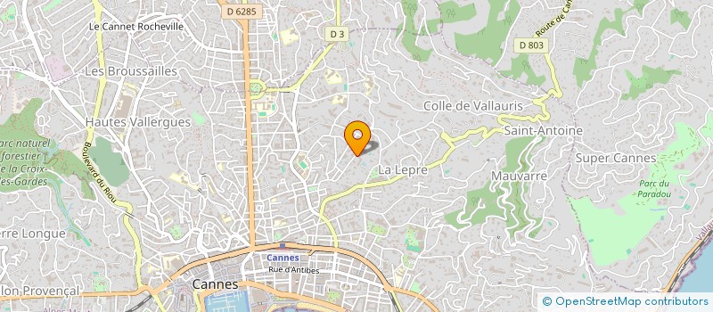 localisation de l'entreprise 527 484 851   CANNES